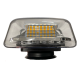 Van Master VMG112-M 10-30V 310mm R65 Magnetic Amber Low Profile LED Mini Lightbar PN: VMG112-M-BF